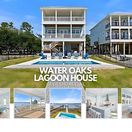 Water Oaks Lagoon House - Newly Built! Lagoon Front Paradise, Private Dock